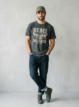 Rebel Graphic Vintage Tee thumbnail 1